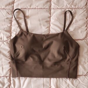 lululemon athletica Brown Seamless Strappy Bralette Crop